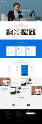 Economy – Business Category Bootstrap Responsive Web Template