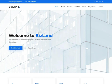 BizLand - Bootstrap Business Template | BootstrapMade