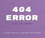 Purple Error Page Responsive Widget Template