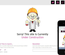 Professor Under Construction Mobile Website Template