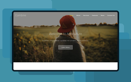 Combine – Agriculture Category Bootstrap Responsive Web Template