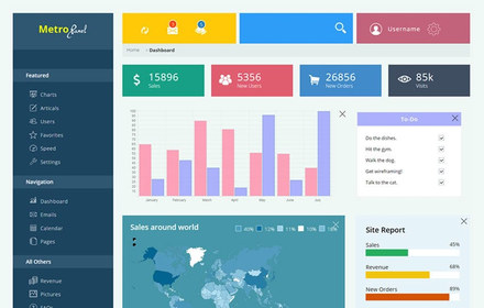 Metro Panel UI Kit a Flat Bootstrap Responsive Web Template
