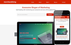 Merchandising a Corporate Portfolio Flat Bootstrap Responsive Web Template