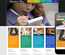 Education Plan web template and mobile website template