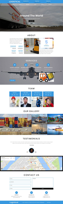 Logistical – Transportation & Logistics Website Template