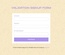 Validation Signup Form Responsive Widget Template