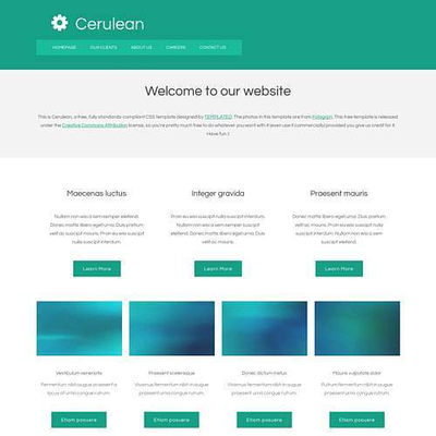 Cerulean: CSS Templates | TEMPLATED