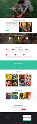 Fruit Farm an Agriculture Category Bootstrap Responsive Web Template