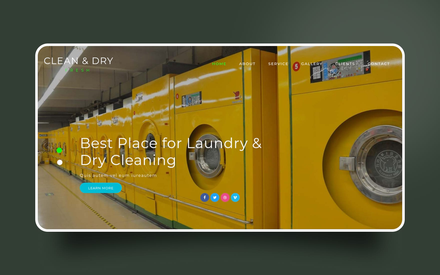 Clean and Dry Laundry Flat Bootstrap Responsive Web Template