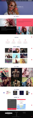 Fashion Gaze – Fashion Category Bootstrap Responsive Website Template