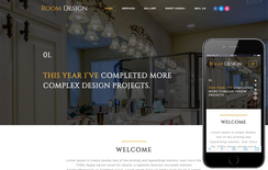 Room Design an Interior Category Bootstrap Responsive Web Template