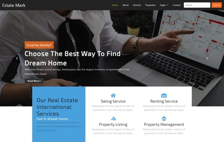 Estate Mark Real Estate Category Bootstrap Responsive Web Template