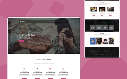 Fotog a Photography Category Bootstrap Responsive Web Template