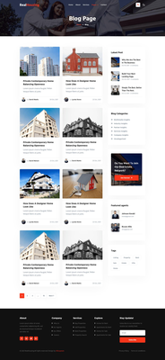 Real Houzing a Real Estate Website Template