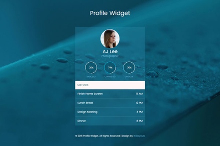 My Profile – Personal Portfolio category bootstrap Responsive  Web Template