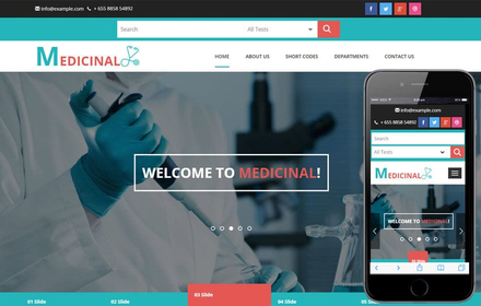 Medicinal a Medical Category Flat Bootstrap Responsive Web Template