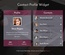 Contact Profile Widget a Flat Responsive Widget Template