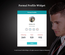 Formal Profile Widget Flat Responsive Widget Template