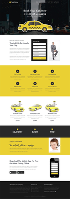 Taxi Drive a Transportation Category Bootstrap Responsive Web Template