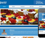 New Bakery web template and mobile website template for bakeries