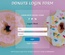 Donuts Login Form Flat Responsive Widget Template