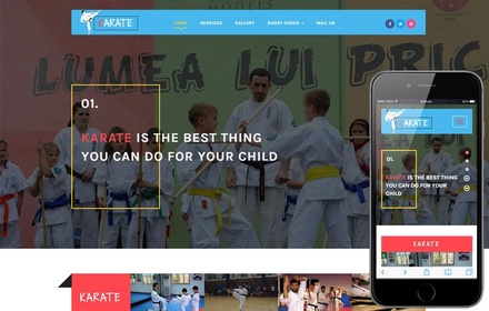 Karate a Sports Category Flat Bootstrap Responsive Web Template