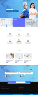 Poly Clinic – Medical Category Bootstrap Responsive Web Template