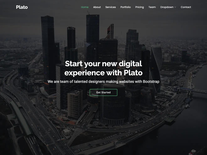 Plato - Responsive Bootstrap Website Template | BootstrapMade