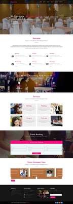 Events – Wedding Category Bootstrap Responsive Web Template