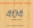 Swanky Error Page a Flat Responsive Widget Template