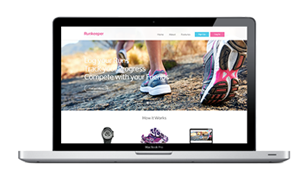 Runkeeper a mobile app Responsive web Template