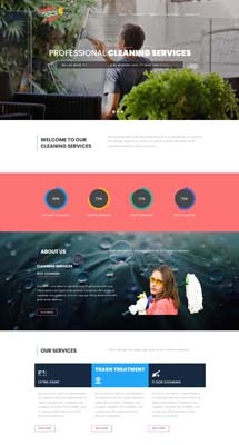 Cleaning Services – Home Service Category Bootstrap Responsive Template