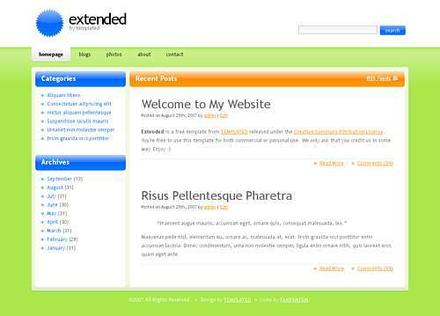 Extended: CSS Templates | TEMPLATED