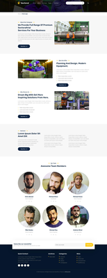 Sectoral Website Template