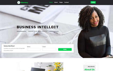 Directory a Business Category Bootstrap Web Template