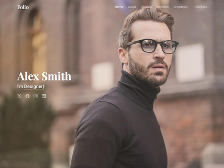 Folio Bootstrap Portfolio Template | BootstrapMade