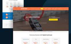 Digital Hosting a Web Hosting Flat Bootstrap Responsive Web Template