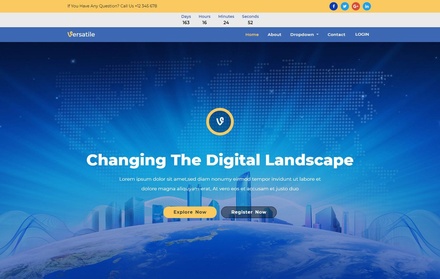 Versatile – Multipurpose Bootstrap Responsive Web Template