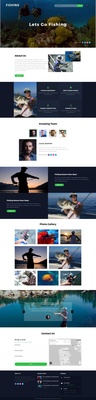 Fishing an Animals Category Bootstrap Responsive Web Template