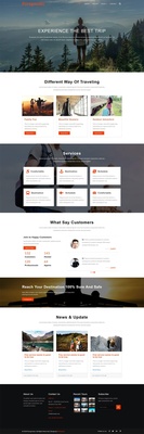 Peregrinate Travel Category Bootstrap Responsive Web Template