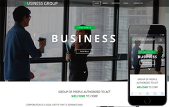 Business Group a Corporate Category Bootstrap Responsive Web Template