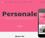 Personale a Resume Portfolio Flat Bootstrap Responsive Web Template