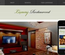 New Luxury Restaurant web template and mobile website template for Hotels and Restaurants