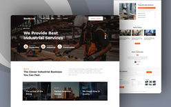 Secttore a multipage industrial website template