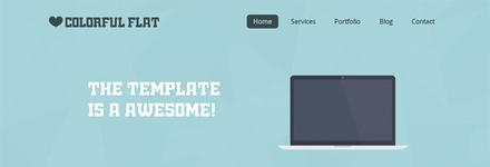 Bluebox Flat Corporate Responsive website template