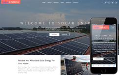 Solar Energy – Industrial Solar Website Template