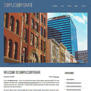 SimpleCorporate: CSS Templates | TEMPLATED