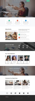 Official a Corporate Category Bootstrap Responsive Web Template