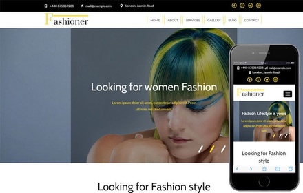 Fashioner a Fashion Category Responsive Web Template