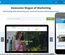 Marketing Landing Page Flat Responsive web template